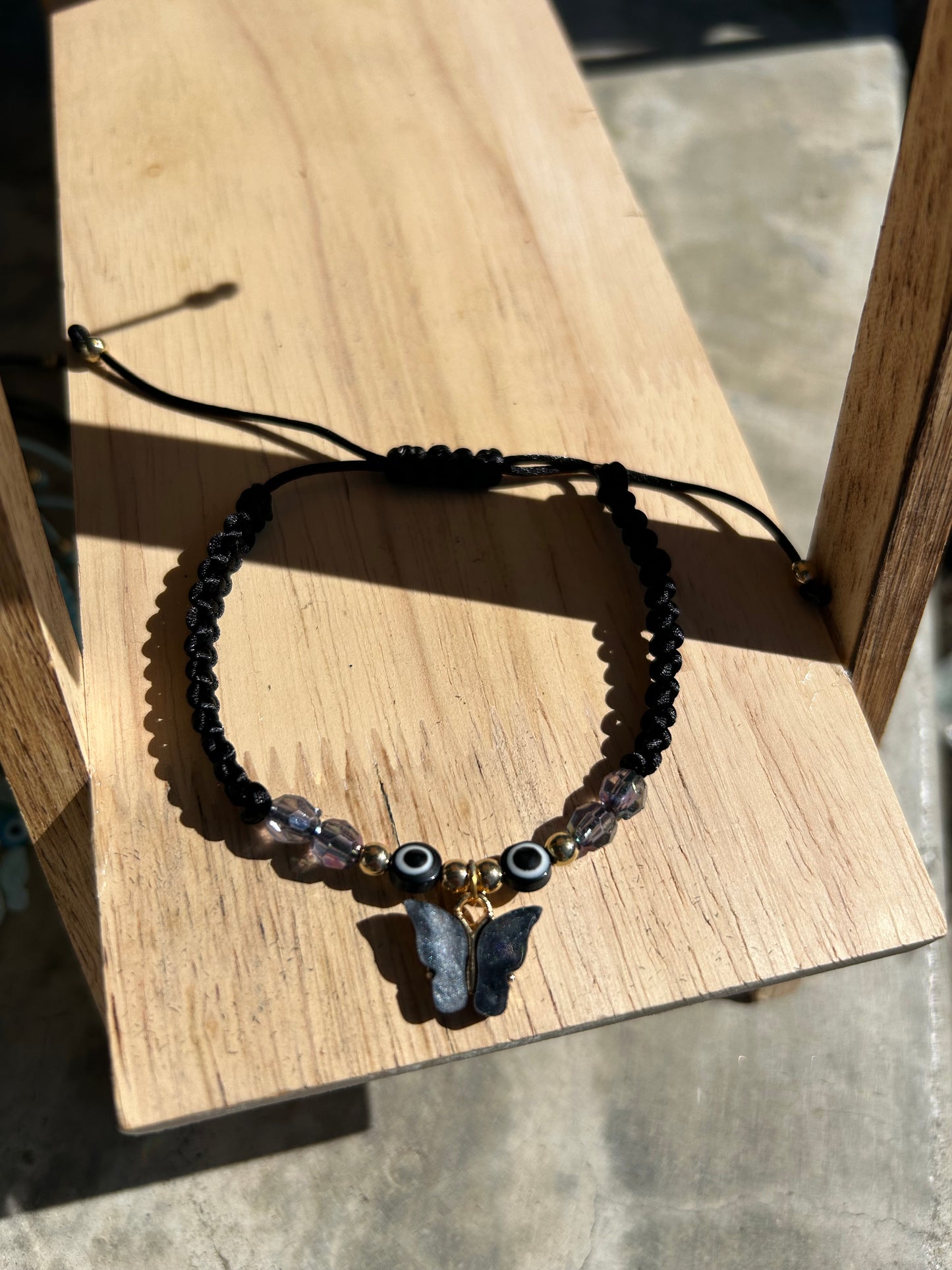 Black Butterfly Bracelet