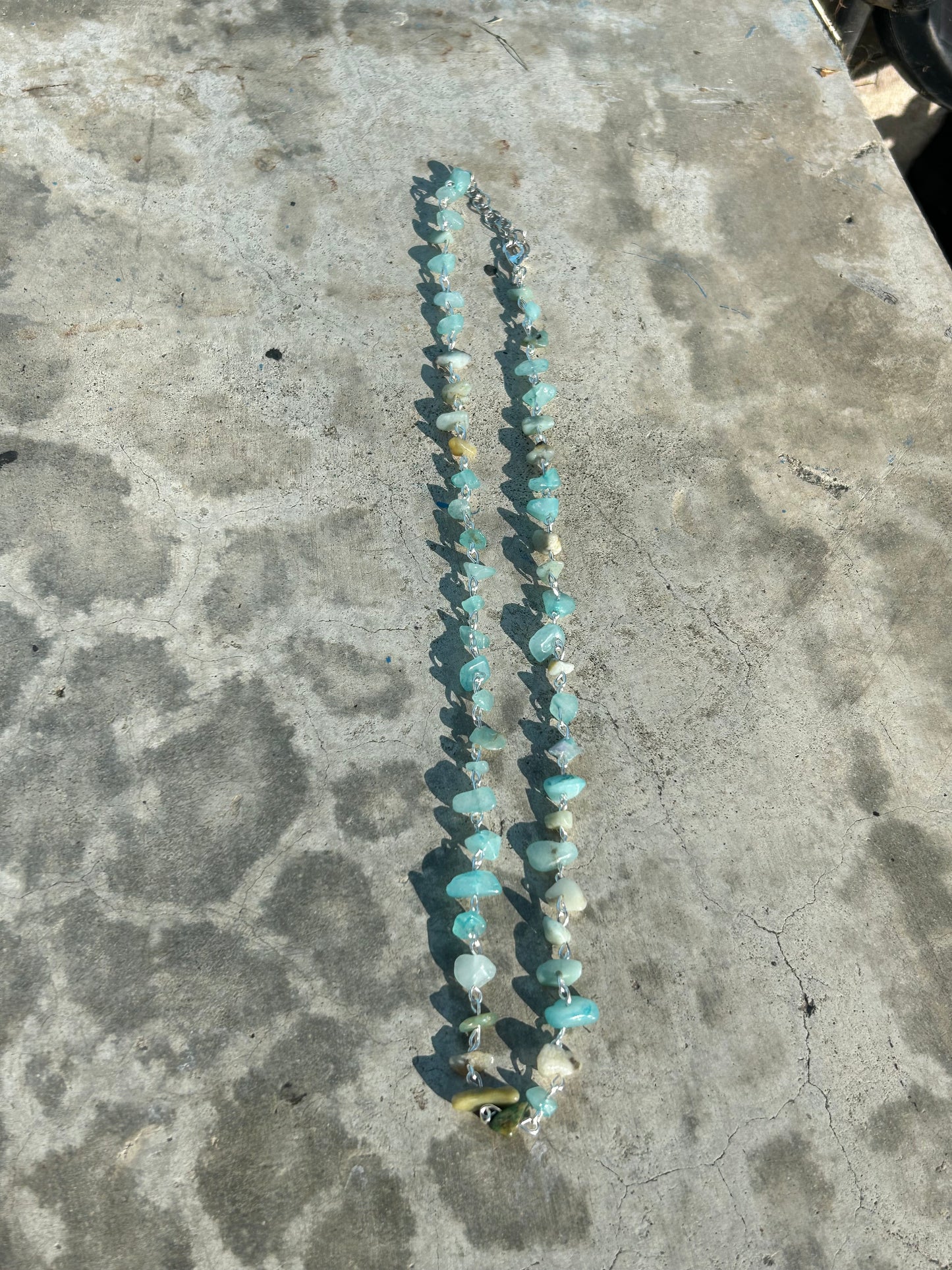 Amazonite Chain Necklace