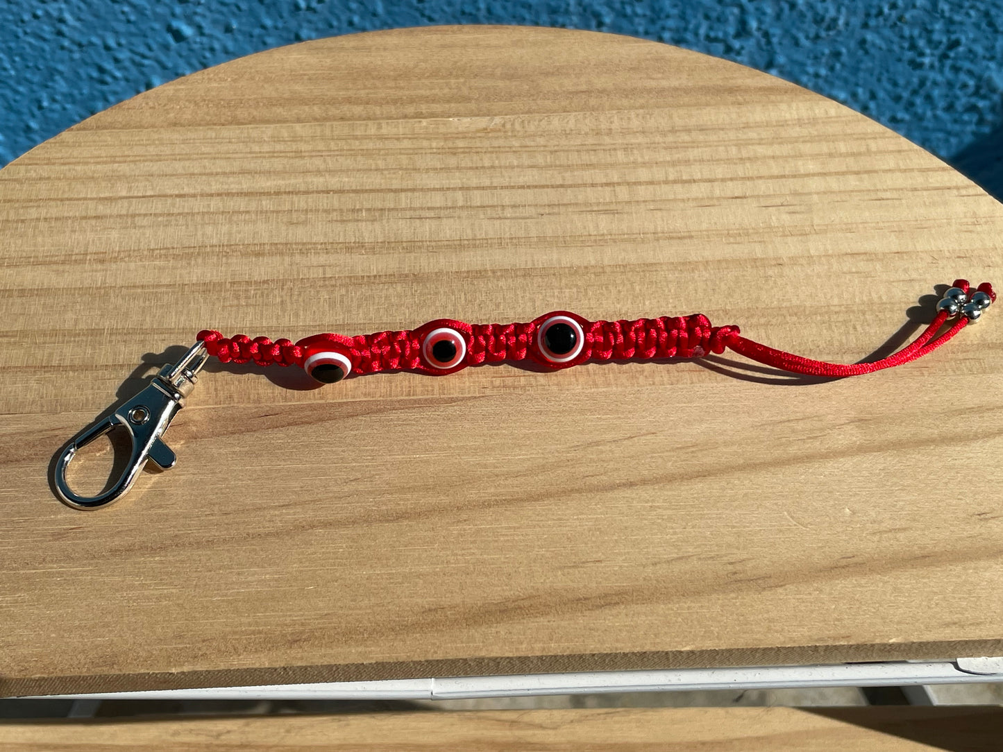 Red Evil Eye Keychain