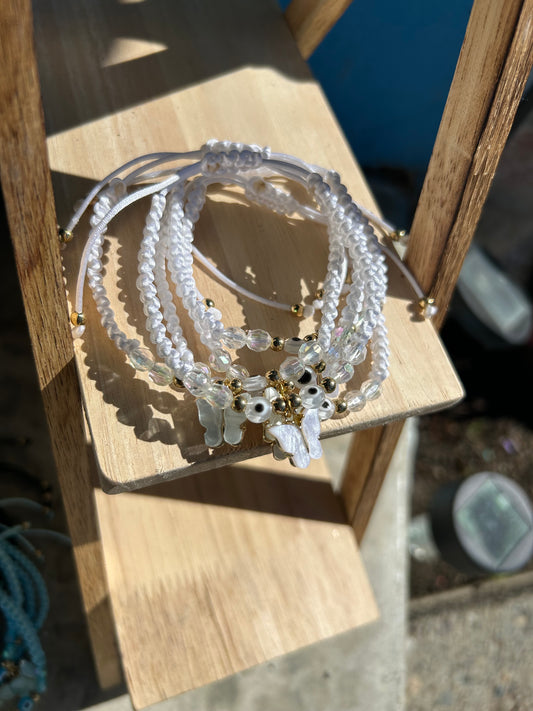 Clear Butterfly Bracelet