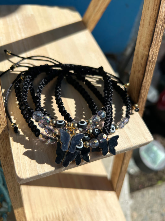 Black Butterfly Bracelet
