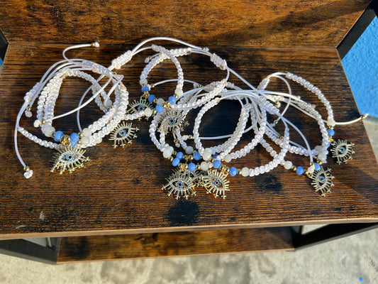 Pretty in Blue Ojo Bracelet