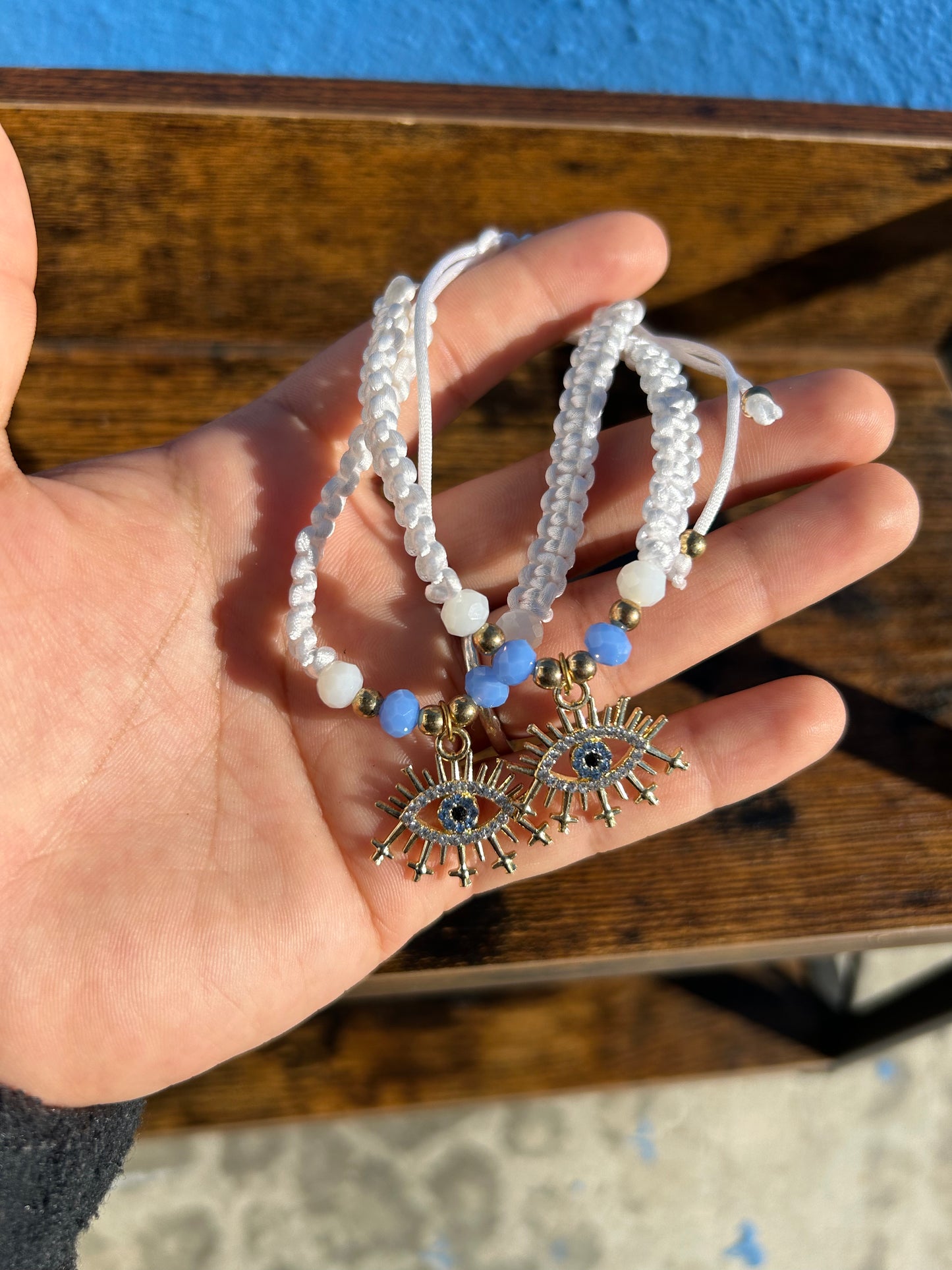 Pretty in Blue Ojo Bracelet