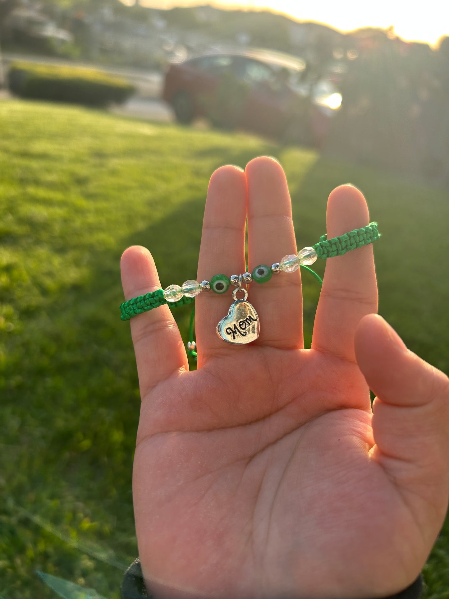 Mom Evil Eye Bracelet
