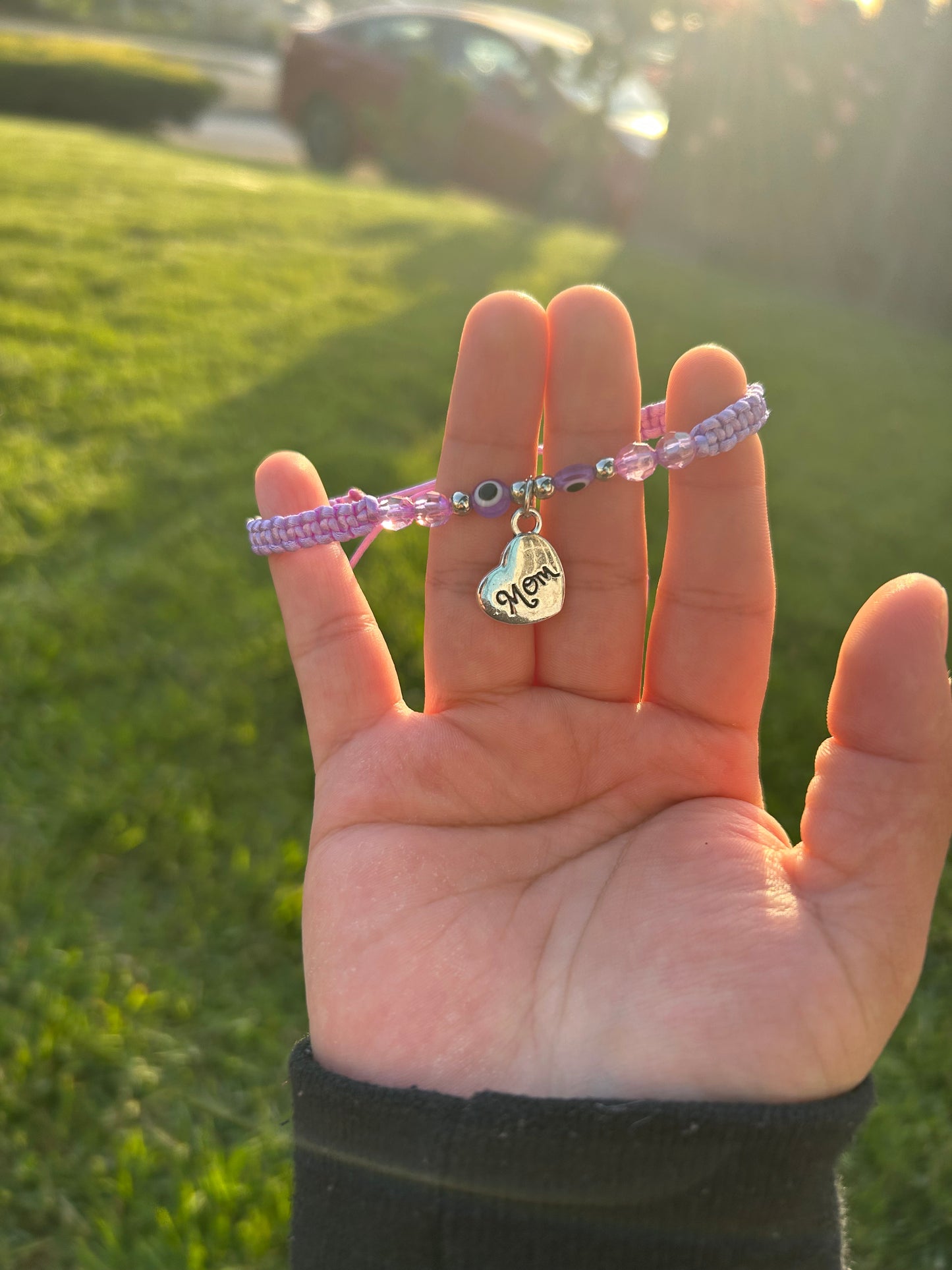 Mom Evil Eye Bracelet