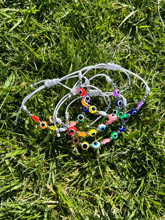 Adjustable Multi-Purpose Evil Eye Bracelet