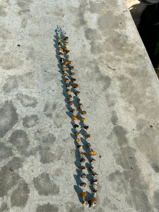 Tigers Eye Chain Necklace