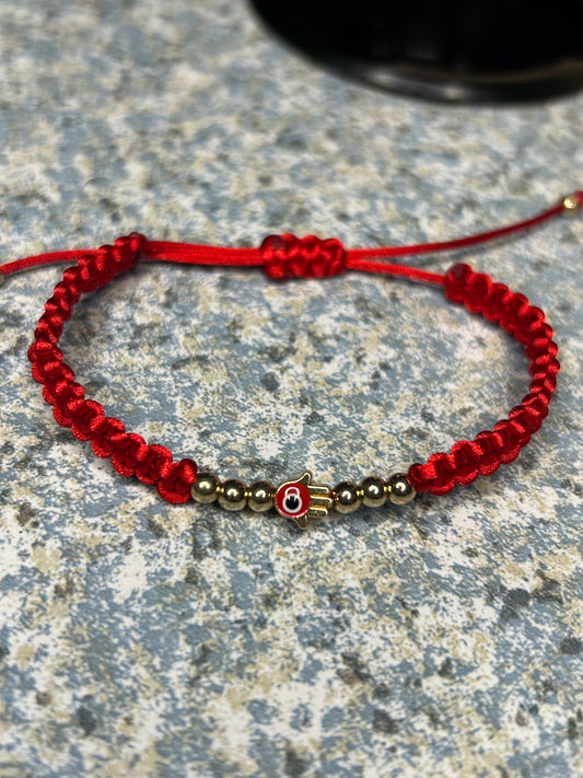 Hamsa Red Bracelet