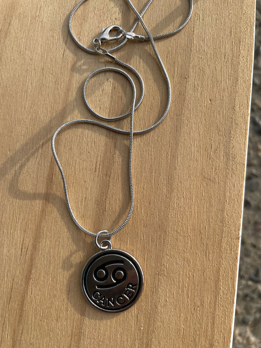 Cancer Zodiac Necklaces