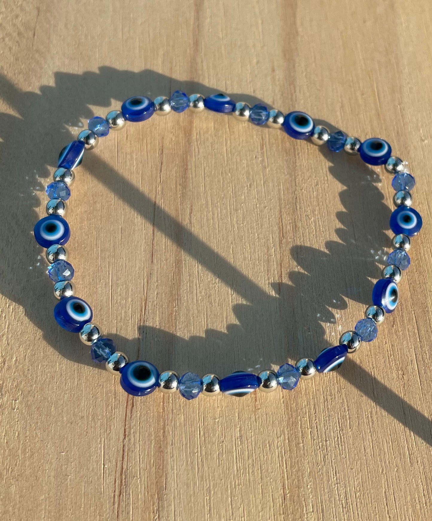 Dark Blue Evil Eye Bracelet