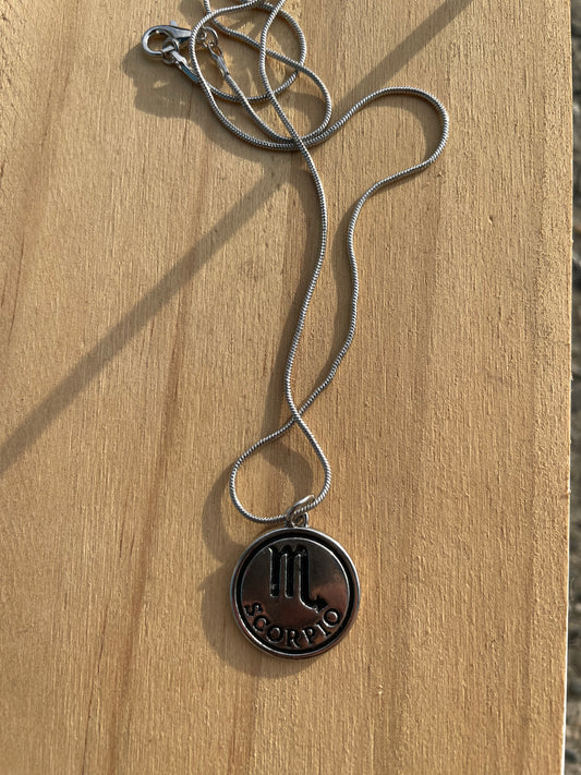 Scorpio Zodiac Necklaces